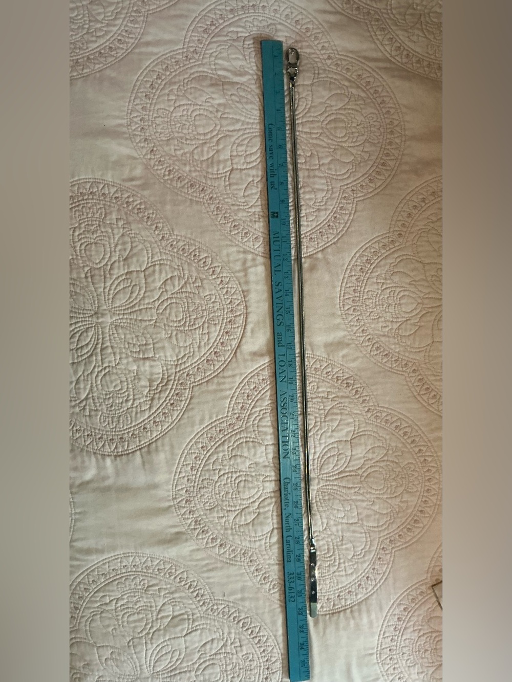 Vintage Silver Snake Chain Belt with Buckle - Picture 10 of 12